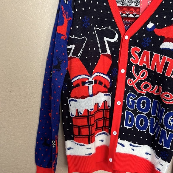 NWT Santa Ugly sweter Super cute S/M - Picture 5 of 6